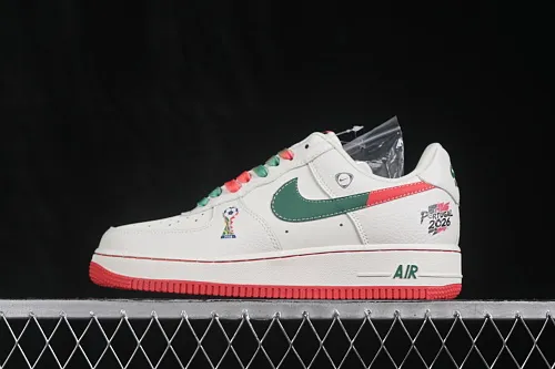 All categories Nk Air Force 1 Air Force series Nk Air Force 1 Low Air Force low-top Nike Air Force 1'07 Low World Cup theme Air Force 1 low-top casual sneakers DW8806-025
